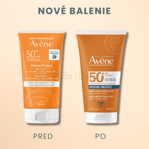 Avene Intense Protect Ultra Fluid na opaľovanie SPF50+