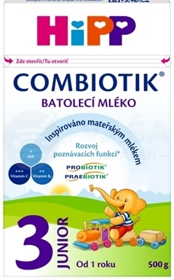 Hipp Mlieko 3 Junior Combiotik 500g Cz2097 Od1rxxx