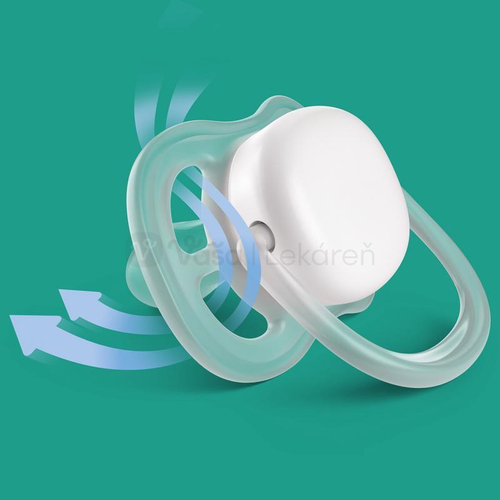 AVENT Ultra Air Night Silikónový cumlík na utišovanie pre chlapca (6-18 mesiacov)