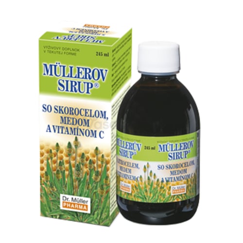 Müllerov sirup so skorocelom, vitamínom C a medom