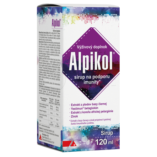 Alpikol Sirup na podporu imunity so zinkom
