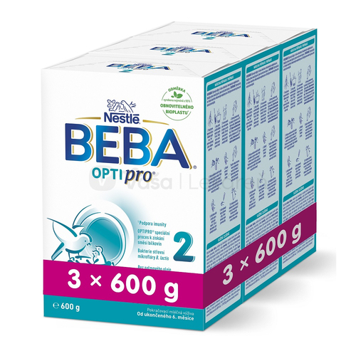 Beba 2 Optipro 3x600g od 7mes.12430992 Nestle xxx