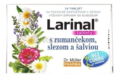 Dr. Müller Larinal S rumančekom, slezom a šalviou