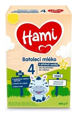 Hami 4 Batoľacie mlieko s príchuťou vanilky (od ukončeného 24. mesiaca)