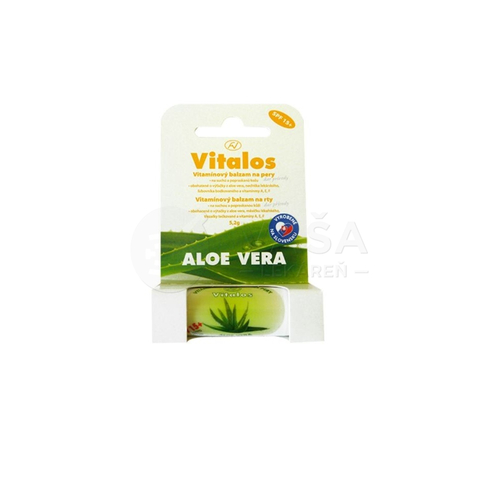 Vitalos Balzam na pery SPF15+ Aloe Vera