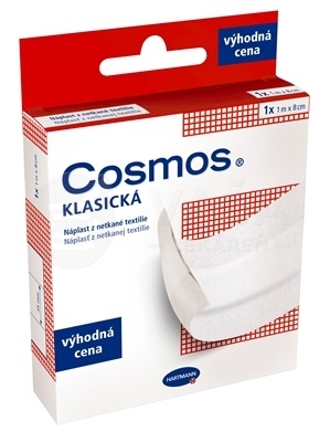 Cosmos Classic Náplasť z netkanej textílie biela (1 m x 8 cm)