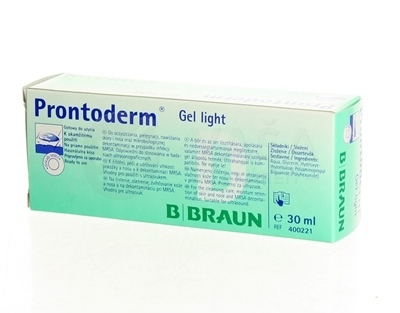B.Braun Prontoderm Gel Light (antimikrobiálna bariéra)