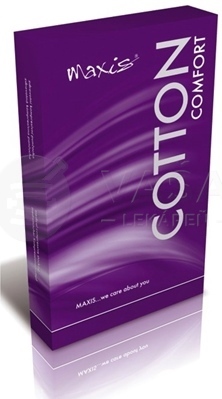 Maxis Comfort Cotton Stehenné pančuchy, veľ. 4+, (II.KT), krátke, bez špice, s krajkou, bronz
