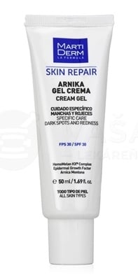 MartiDerm Skin Repair Arnika Regeneračný krémový gél s SPF30