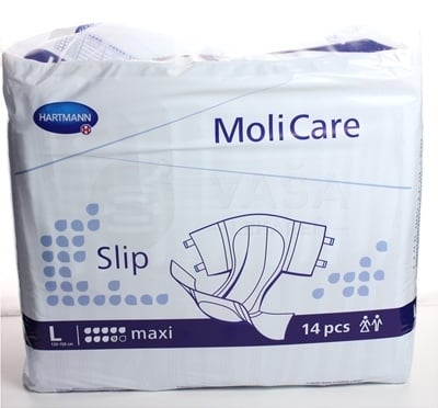 MoliCare Slip Maxi 9 kvapiek L Inkontinenčné zalepovacie nohavičky