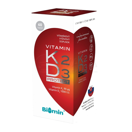 Biomin Vitamín K2 + vitamín D3 Protect