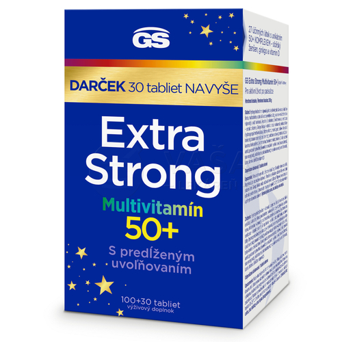 GS Extra Strong Multivitamín 50+ Darček 2023