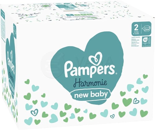 Pampers Harmonie Magic Paper 2 Detské plienky (4-8 kg)