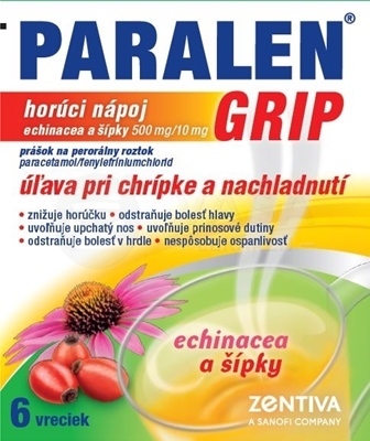 Paralen Grip Hor.nap.1x 6vreciek Echinac.sipky xxx