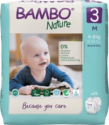 Bambo 3 Detské plienky (4-8 kg)
