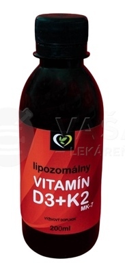 Zdravý svet Lipozomálny VITAMÍN D3 + K2