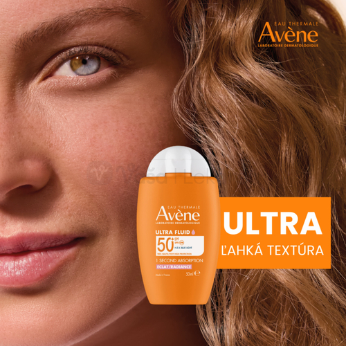 Avene Ultra Fluid Radiance na opaľovanie SPF50+
