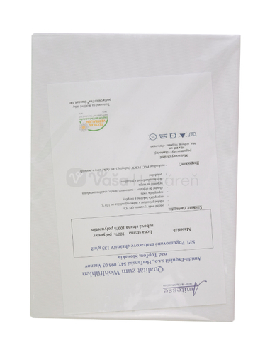 Fazzini Polyuretánová plachta s gumičkou, 90 x 200 cm (biela)