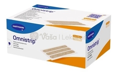Omnistrip Hypoalergénne prúžky na stiahnutie rany (6 x 76 mm)