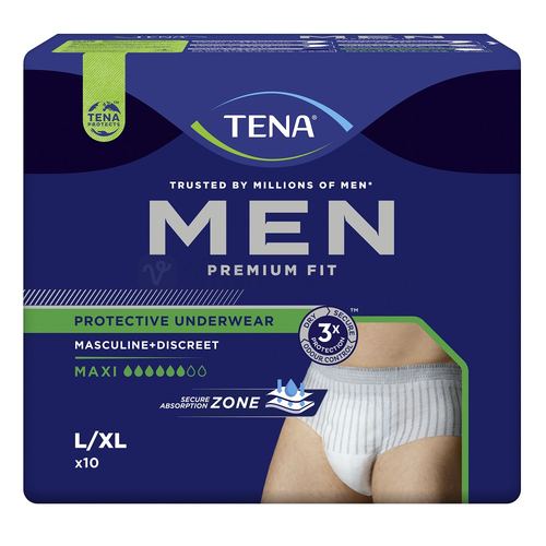 Tena Men Protective Underwear Maxi L/XL Pánska inkontinenčná spodná bielizeň