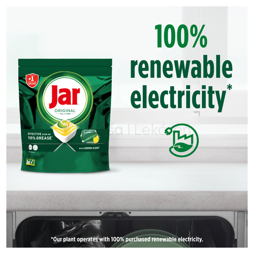 Jar Original Lemon Kapsuly do umývačky riadu