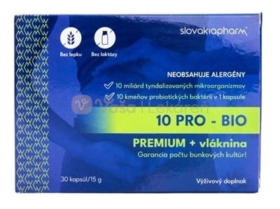 Slovakiapharm 10 PRO - BIO Premium + vláknina