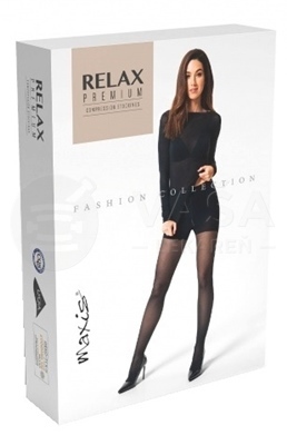 Maxis Relax Premium Pančuchové nohavice, veľkosť L, black magic
