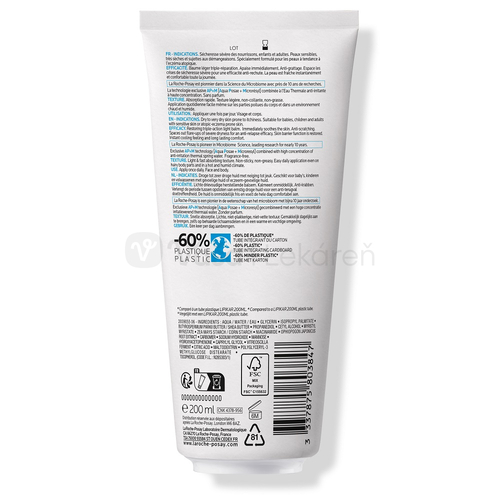 La Roche-Posay Lipikar Baume AP+M Relipidačný balzam s ľahkou textúrou v eko balení