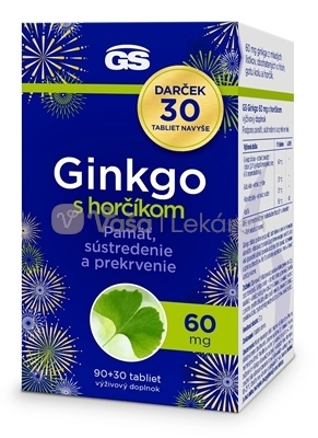 GS Ginkgo 60 mg s Horčíkom Darček 2024