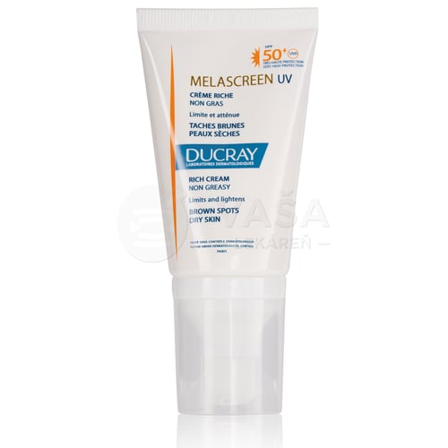 Ducray Melascreen Výživný krém na suchú a citlivú pleť SPF50+