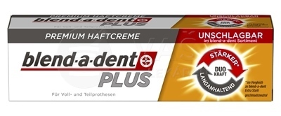 Blend-A-Dent Plus Duo Power Premium fixačný krém na zubné protézy (neutral)