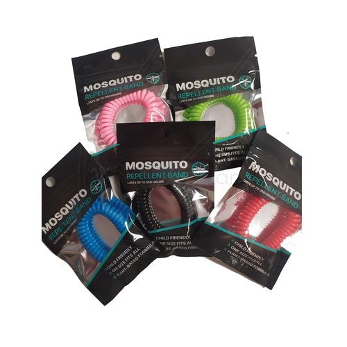 Mosquito Náramok proti komárom s ochranou 360 hodín (čierny)