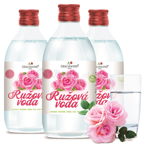Geschwind BIO Ružová voda na kulinárske účely