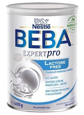 Beba Expert Pro Lactose Free Počiatočná dojčenská výživa (od narodenia)