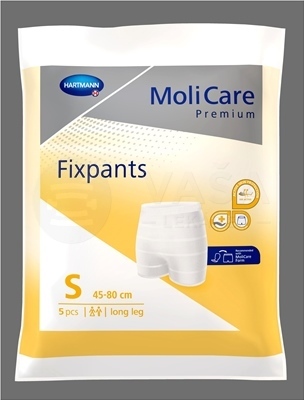 MoliCare Premium Fixpants Long Leg S Fixačné nohavičky dlhší strih (45-80 cm)