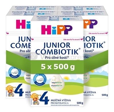 HiPP 4 Junior Combiotik MULTIPACK Mliečna výživa pre batoľatá (od 2 rokov)