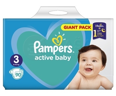 Pampers Active Baby 3 Detské plienky (6-10 kg) Giant Pack