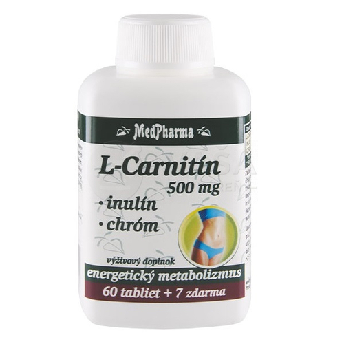 MedPharma L-Carnitín 500 mg + Inulín + Chróm