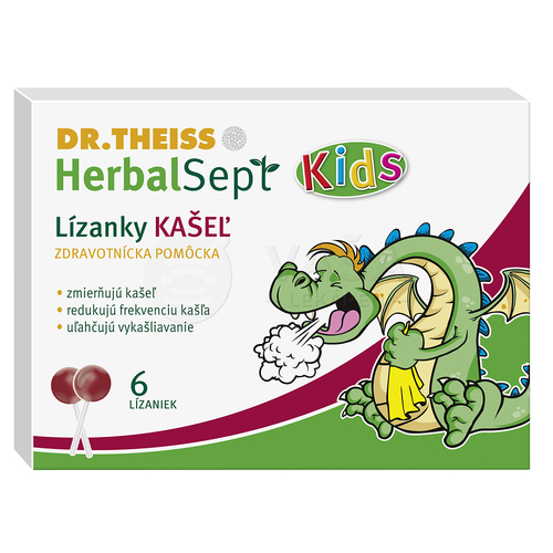 Dr.Theiss HerbalSept Kids Lízanky Kašeľ