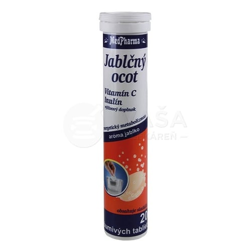 MedPharma Jablčný ocot + Inulín + Vitamín C