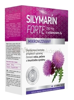 NaturProdukt Silymarin Forte 4 (pečeň + imunitný systém)