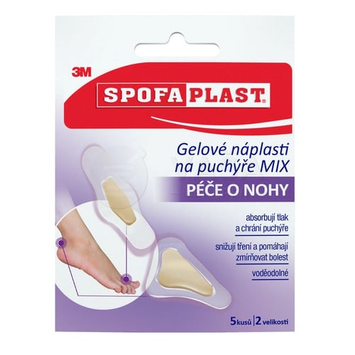 3M Spofaplast č.913N Gélové náplasti na pľuzgiere (mix veľkostí a tvarov)