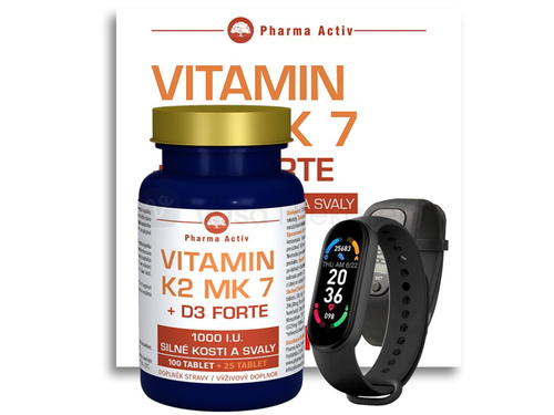 Pharma Activ Vitamín K2 MK 7 + vitamín D3 Forte a darček