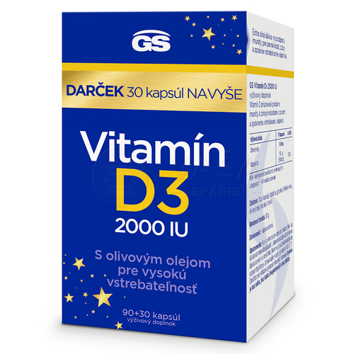 GS Vitamín D3 2000 IU Darček 2023
