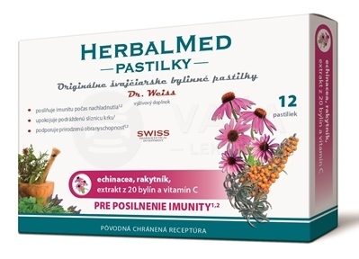 Herbalmed Pastil.12ks Echin.rakyt.vit.c xxx