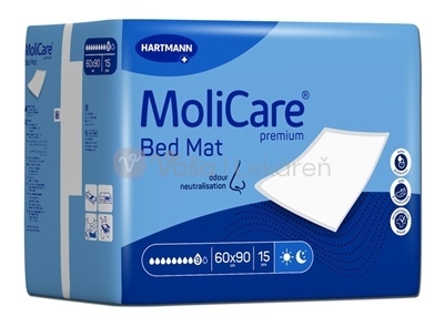 MoliCare Premium Bed Mat 9 kvapiek Absorpčné podložky (60 x 90 cm)