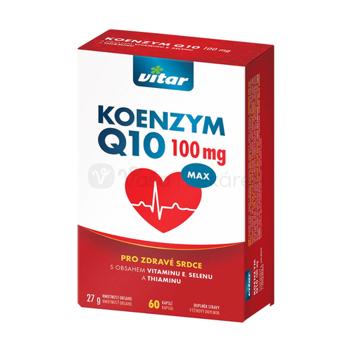 Vitar Koenzým Q10 Max 100 mg