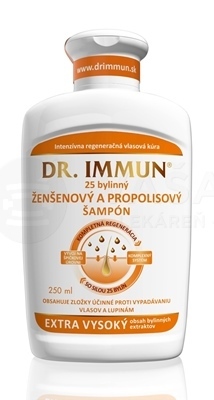 Dr. Immun 25 bylinný Ženšenový a propolisový šampón