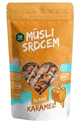 Topnatur Müsli srdcom Slaný karamel