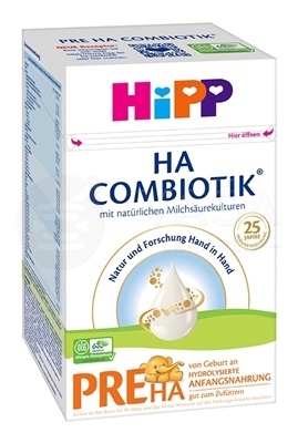 Hipp HA 1 Combiotik PRE HA Počiatočná dojčenská výživa (od narodenia)